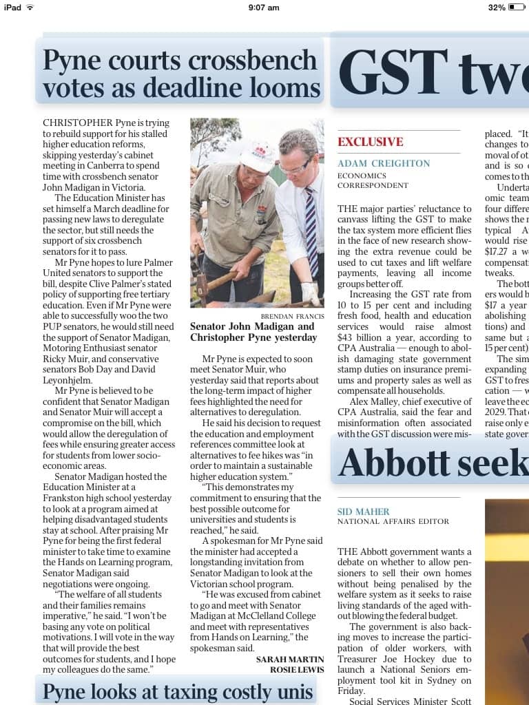 AustralianArticlePyne
